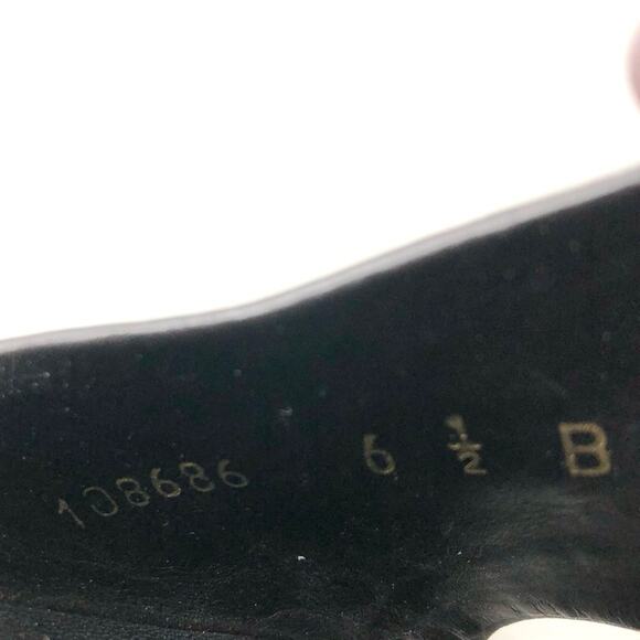 Gucci Retro Vintage Monogram Low Heel Slip On Mules Sandals 6.5 - Picture 10 of 12